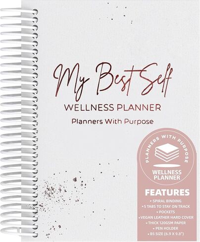 Wellness Journal – Daily Self Care Lifestyle Planner to Support Overall Health – Self Love Diary to Practice Gratitude, Goal Setting, Reflection, & Mindfulness for My Best Self in Kuwait