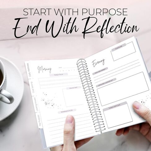 Wellness Journal – Daily Self Care Lifestyle Planner to Support Overall Health – Self Love Diary to Practice Gratitude, Goal Setting, Reflection, & Mindfulness for My Best Self in Kuwait