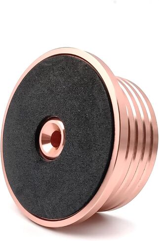 Turntable Level Record Weight Disc Stabilizer Speed Measure Strobe Scale LP Weight Record Puck Aluminum Vinyl Clamp with Bubble Level for Record Player Phonograph (Silver) in Saudi Arabia