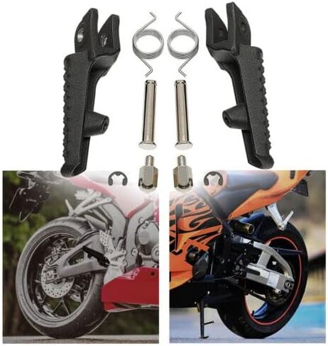 TCMT Matte Footrest Foot peg Fit For Honda CBR 600RR 2003-2024 CBR1000RR 2004-2024 CB1000R 2008-2025 50665-MFJ-305/50665-MFJ-D00/50660-MEL-305/50660-MEL-000 in Saudi Arabia