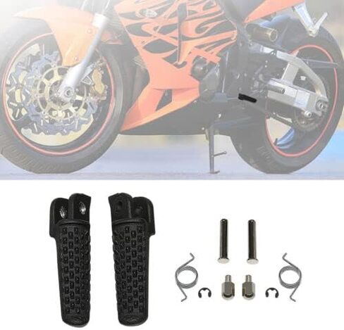 TCMT Matte Footrest Foot peg Fit For Honda CBR 600RR 2003-2024 CBR1000RR 2004-2024 CB1000R 2008-2025 50665-MFJ-305/50665-MFJ-D00/50660-MEL-305/50660-MEL-000 in Saudi Arabia