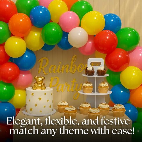 البالونات Monty Party - بالونات اللاتكس للاحتفالات وأعياد الميلاد وحفلات الزفاف والمناسبات الخاصة (Multicolor ، حزمة 1 (1000 PCS)) in Saudi Arabia