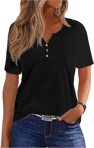 Aztec Print T ermts النساء الغربيات القبلية الإثنية على الطراز القصيرة القصيرة القميص القميص القميص الحفل الموسيقي. in Kuwait