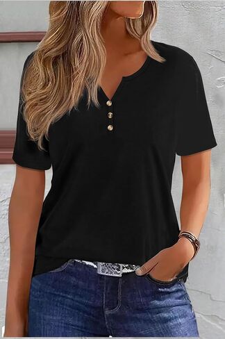 Aztec Print T ermts النساء الغربيات القبلية الإثنية على الطراز القصيرة القصيرة القميص القميص القميص الحفل الموسيقي. in Kuwait