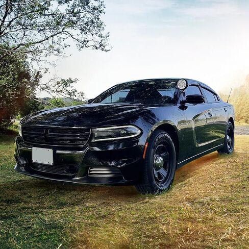 Tape on External Window Visors Compatible with 2011-2023 Dodge Charger, Slim Style Acrylic Black Sun Rain Guards Cover by IKON MOTORSPORTS, 2012 2013 2014 2015 2016 2017 2018 2019 2020 2021 in Saudi Arabia