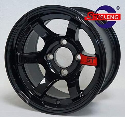 12 "GT Gloss Black Aluminium Golf Cart Wheels و 215/35-12 DOT LOW PLIST in Saudi Arabia