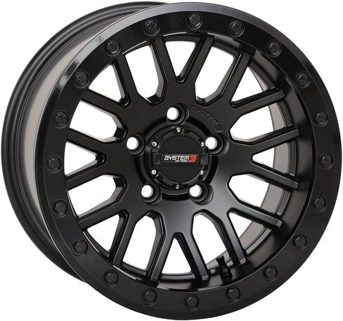 System 3 Off-Road System 3 SB-9 Beadlock 15"" Wheels Matte Black +10mm Polaris RZR Turbo R & Pro R Ranger 1500 Xpedition in Saudi Arabia
