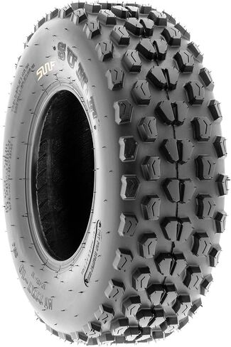 Set of 4 SunF Sport ATV UTV A017 AT 20x6-10 Front & A005 XC 18x10.5-9 Rear Knobby Tires, 6 PR, Tubeless in Saudi Arabia