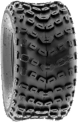 Set of 4 SunF Sport ATV UTV A017 AT 20x6-10 Front & A005 XC 18x10.5-9 Rear Knobby Tires, 6 PR, Tubeless in Saudi Arabia