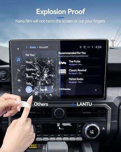 واقي شاشة السيارة لملحقات 2021 2022 2023 Chevy Tahoe Suburban & GMC Yukon لواقي شاشة ملاحة مقاس 10.2 بوصة + طبقة حماية لوحة القيادة مقاس 10.2 بوصة من الزجاج المقسى in Kuwait
