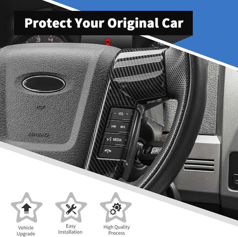 Voodonala for Ford F150 Raptor 2009-2014 Center Detering Wheel Cover متوافقة مع Ford F150 Raptor 2009-2014 ، ألياف الكربون (فقط من أجل Raptor) in Saudi Arabia