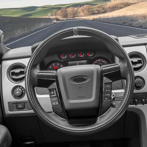 Voodonala for Ford F150 Raptor 2009-2014 Center Detering Wheel Cover متوافقة مع Ford F150 Raptor 2009-2014 ، ألياف الكربون (فقط من أجل Raptor) in Saudi Arabia