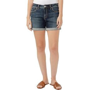 Silver Jeans Co. Women's Elyse Mid Rise Comfort Fit Short in Kuwait