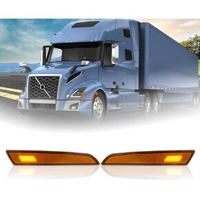 Front Side Turn Marker Light Assembly for Right Passenger Side&Left Driver Side Compatible with Volvo VNL 2018-2024 Semi-Truck in Kuwait