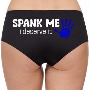 Spank Me I Deserve It Panties, Thong, Spandex, Booty Shorts in Kuwait
