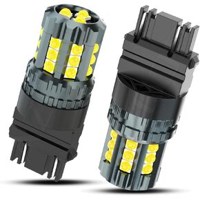 3157 LED Reverse Bulbs Compatible for Chevy Silverado/GMC Sierra 1500 2500 1999-2003 2004 2005 2006 2007 2008 2009 2010 2011 2012 2013, 3047 3156 3057 Back Up Lights, 300% Brightness 6000K White, 2PCS in Kuwait