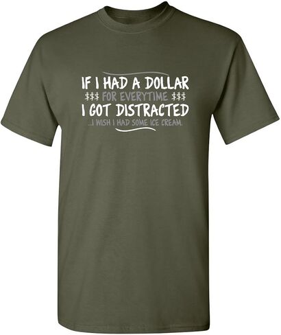 Dollar for Everytime Graphic Novelty Sarcastic Funny T Shirt in Kuwait
