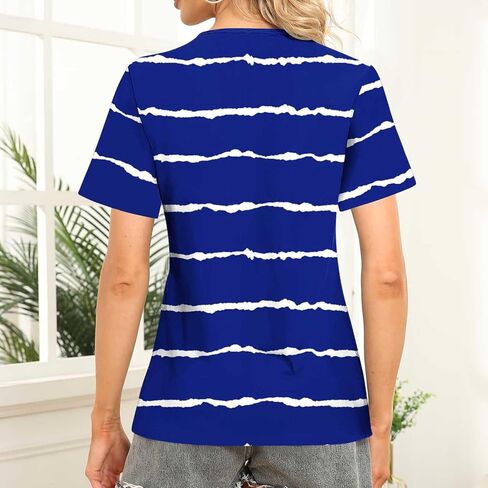 2025 صيف مربعة الرقبة قمم للنساء الطباعة الزهرية العصرية الأكمام القصيرة بوهو tshirt غير رسمية الزر لزر الزر غير الرسمية in Kuwait