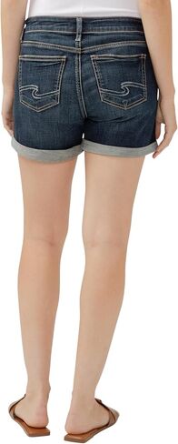 Silver Jeans Co. Women's Elyse Mid Rise Comfort Fit Short in Saudi Arabia