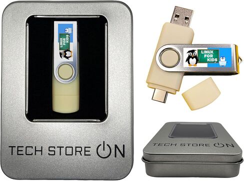 Linux for Kids - Learning for Children and Students - Zorin OS Education - Bootable Install Live USB Stick in Kuwait