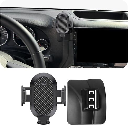 Car Phone Holder Fits for Jeep Wrangler JL/Gladiator JT 2024 Accessories(Only fit for 12.3-Inch Screen),Thick Cases Friendly,Cell Phone Mount for 4.7-7 in Phones in Saudi Arabia