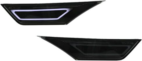 2pcs مصابيح العلامة الجانبية LED ، مصباح الجوانب الجانبي الأمامي ، مصباح الجانب LED كامل المتوافق مع هوندا سيفيك 10th 2016-2021 (الضوء الأبيض) in Saudi Arabia