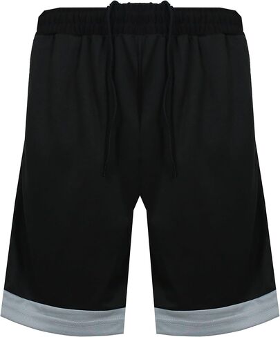 Galaxy by Harvic Men Men Mesh Shorts ، شورتات رياضية جافة سريعة مع جيب ، 6 عبوات in Kuwait