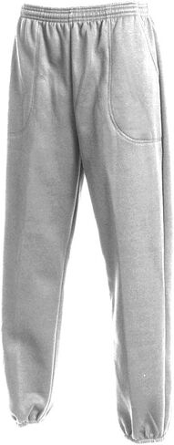 Men's Classic 3 Pocket Fleece Sweatpants Elastic Bottom Made in USA in Saudi Arabia