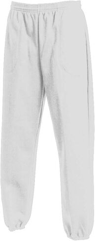 Men's Classic 3 Pocket Fleece Sweatpants Elastic Bottom Made in USA in Saudi Arabia