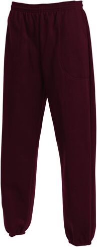 Men's Classic 3 Pocket Fleece Sweatpants Elastic Bottom Made in USA in Saudi Arabia