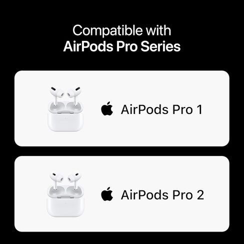 Premium Multi-Flange Eartips for AirPods Pro 1&2 (S/M/L) – Always Fits, Never Slips in Saudi Arabia