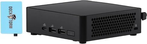 ASUS NUC 14 Pro Slim Mini Desktop (Intel Core 3 100U, Intel Graphics Shared, 32GB DDR5, 512GB PCIe SSD, 2 Thunderbolt 4, WiFi 6E, Bluetooth 5.3, 90W PSU, RJ-45, Win 11 Pro) w/DKZ USB Port Expander in Saudi Arabia