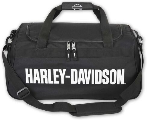 Harley-Davidson Eagle u zipper stapper rugged graphic bag-Black in Kuwait