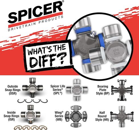 Spicer 5-129x u-joint kit 1240/l14n series (OSR) in Saudi Arabia