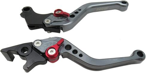 Titanium Gray CNC 6 Position Shorty Brake Clutch Lever for Triumph Bonneville T100 2006 2007 2008 2009 2010 in Kuwait