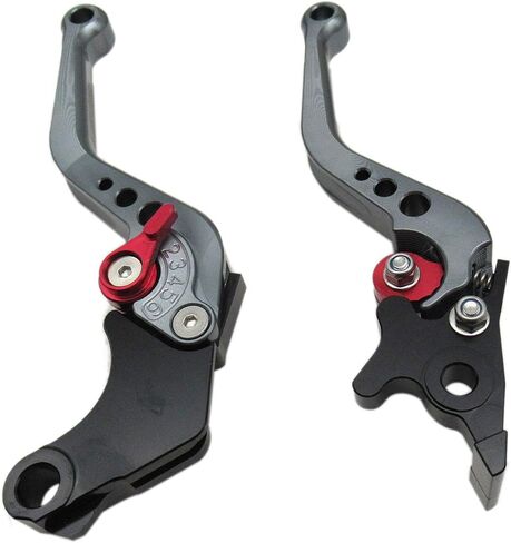 Titanium Gray CNC 6 Position Shorty Brake Clutch Lever for Triumph Bonneville T100 2006 2007 2008 2009 2010 in Kuwait