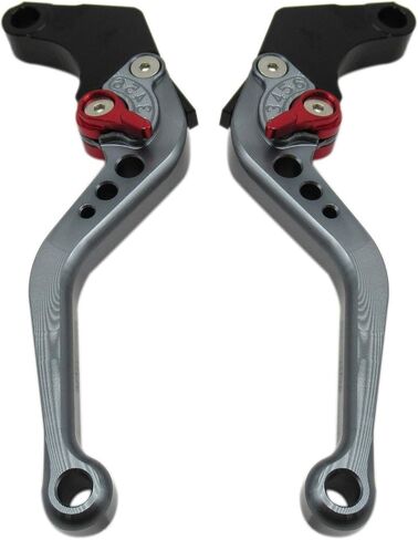 Titanium Gray CNC 6 Position Shorty Brake Clutch Lever for Triumph Bonneville T100 2006 2007 2008 2009 2010 in Kuwait