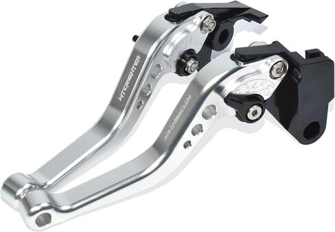 متوافق مع KTM 690 DUKE/SMC/SMCR/ENDURO R 2014-2021 قصاصات رافعة فرامل قصيرة ، سبيكة الألمنيوم CNC مصنوعة (Orange) in Kuwait