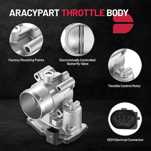 BDFHYK Electronic Throttle Body Compatible with Ford Crown Victoria E-150 E-250 E-350 E-450 Super Duty Econoline Explorer F-150 F-250 Flex Lobo Mustang Replaces 3L5Z9E926AA 3L5Z9E926AB 3L5Z9E926AD in Saudi Arabia
