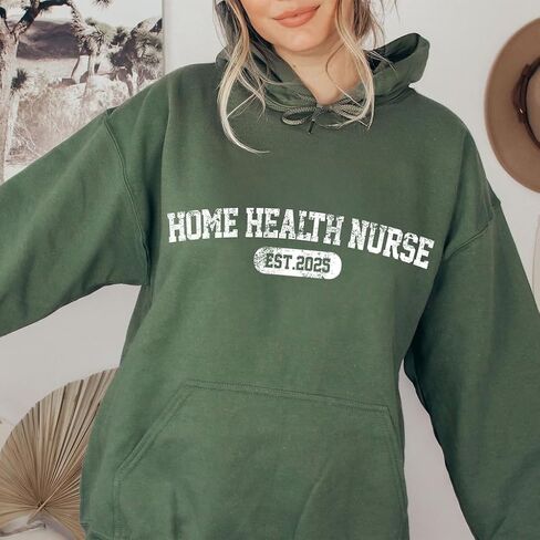 Personalized Nurse Sweatshirt, Custom Crewneck with Name for RN, LPN, CNA, Nursing Student, Gift for Healthcare Workers in Saudi Arabia