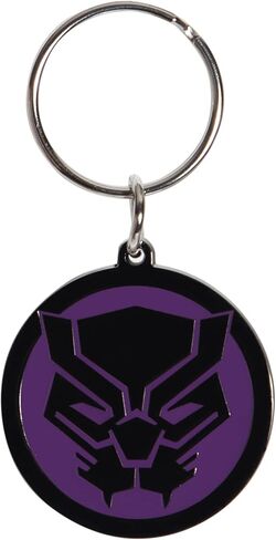 Plasticolor Marvel Black Panther Enamel Key Chain, Key Chains (004490R01) in Saudi Arabia
