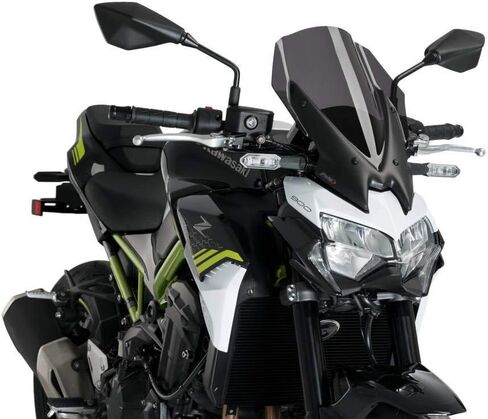 Puig Windshield Naked New Generation Touring Kawasaki Z900 20' C/Dark Smoke in Saudi Arabia