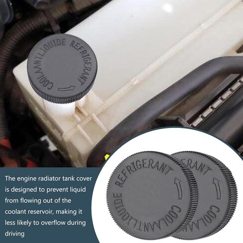 2pcs 21712-79900 سائل تبريد سائل تبريد الخزان الخزان الأسود Cap Cap Capantaiator Capant Water Tank Cap for Infiniti Ex35 Fx37 Ex37 G35 Q70 QX50 G25 G37 2003-2017 for Nissan Murano Versa Quest in Kuwait