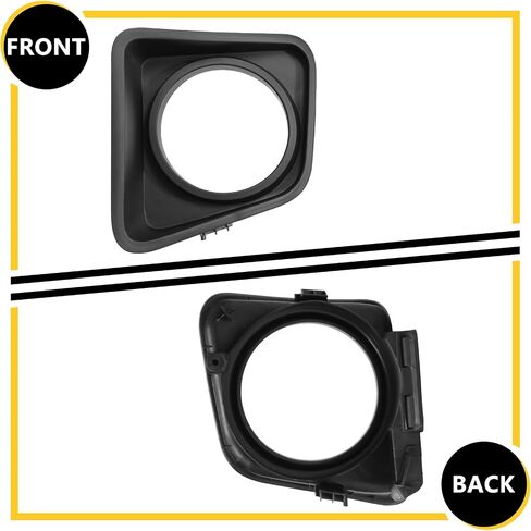 BXZ Fog Light Bezel Lamp Trim Cover Bumper Insert Pair For Toyota Tundra 2014-2021 in Saudi Arabia