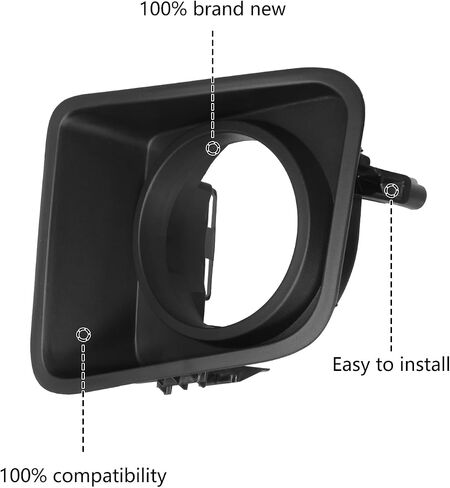 BXZ Fog Light Bezel Lamp Trim Cover Bumper Insert Pair For Toyota Tundra 2014-2021 in Saudi Arabia