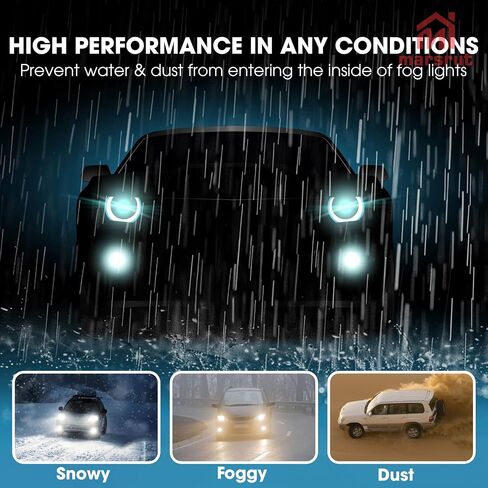 2PCS أضواء الضباب تناسب Dodge Charger 2008 2006 2007 2009 مصابيح القيادة المدخنة مجموعة الوفير للمنافسة 2008-2010 Caliber Caravan Chrysler Sebring Jeep Patriot Compass ، H10 12V 42W لمبات ، أسود in Saudi Arabia
