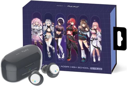 AVIOT VTuber Ui Shigure Wireless Earbuds TE-D01v-SGR, Officially Licensed (Exclusive Edition) Special Package, Design, Japanese Special Voice, Noise Canceling Earbuds in Saudi Arabia