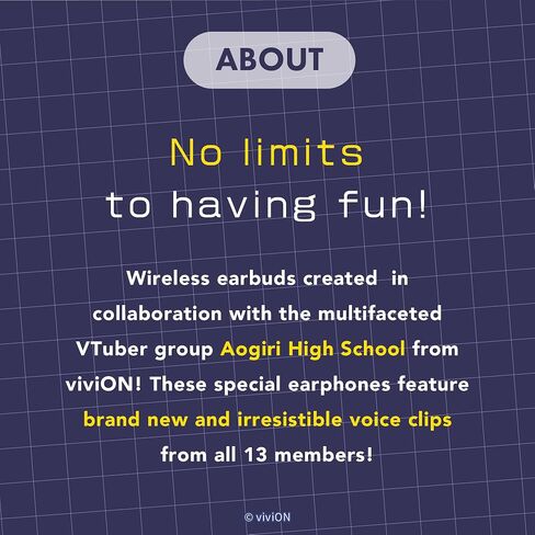 AVIOT VTuber Ui Shigure Wireless Earbuds TE-D01v-SGR, Officially Licensed (Exclusive Edition) Special Package, Design, Japanese Special Voice, Noise Canceling Earbuds in Saudi Arabia