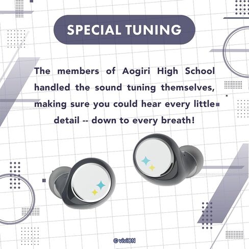 AVIOT VTuber Ui Shigure Wireless Earbuds TE-D01v-SGR, Officially Licensed (Exclusive Edition) Special Package, Design, Japanese Special Voice, Noise Canceling Earbuds in Saudi Arabia