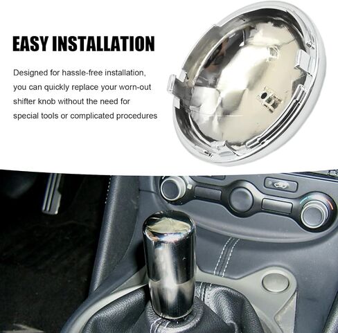 4L3Z-7213-BA Shift Knob Chrome مع مقاطع أقوى ، استبدال Ford F Series 150 Syfter 2004 2005 1 PCS (Silver أو Gray) in Kuwait